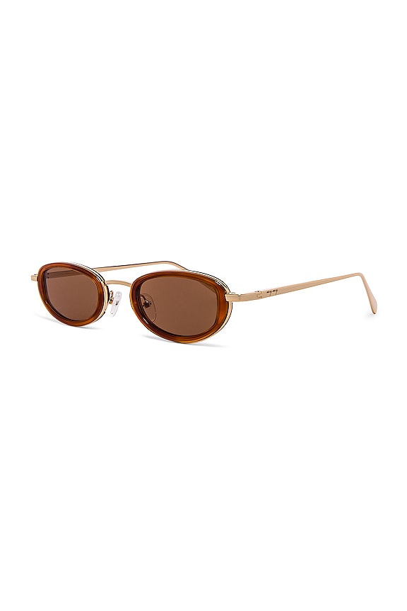 view 2 of 5 GAFAS DE SOL WYST in Gold & Brown