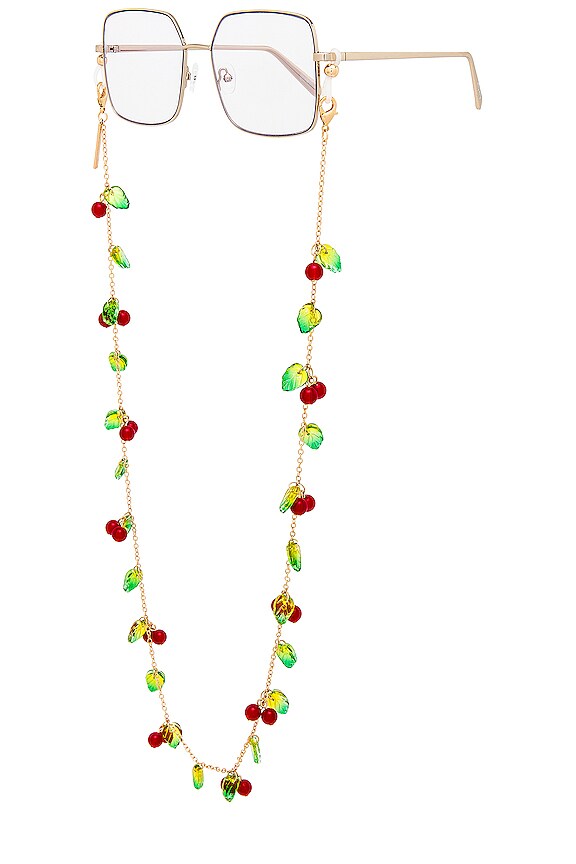 view 2 of 5 CADENA PARA GAFAS DE SOL CHERRY in Red