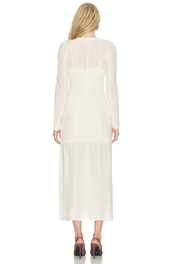 Cashmino Lace Pointelle Dress - angle 1