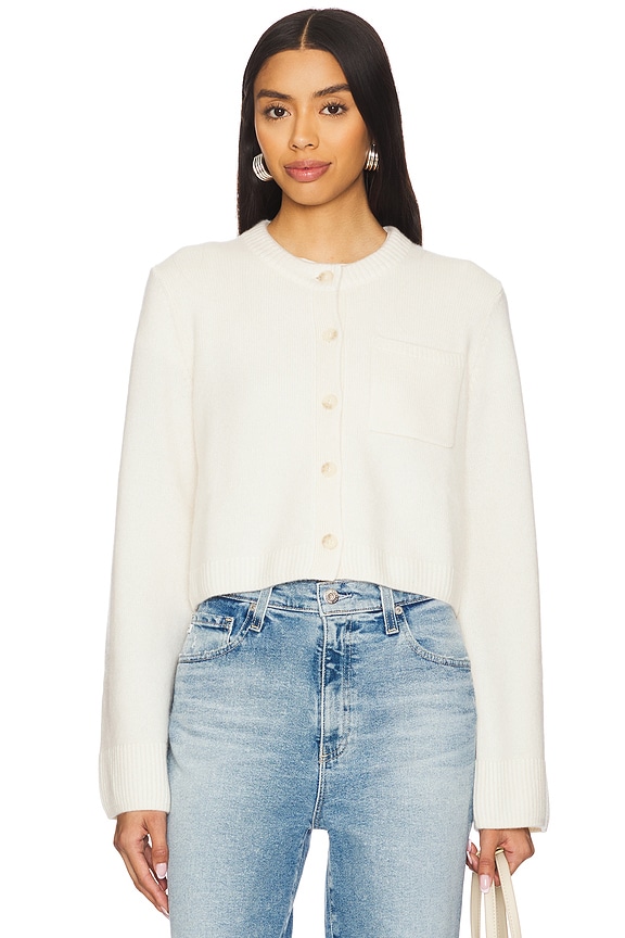 view 2 of 5 Utility Cardigan in White