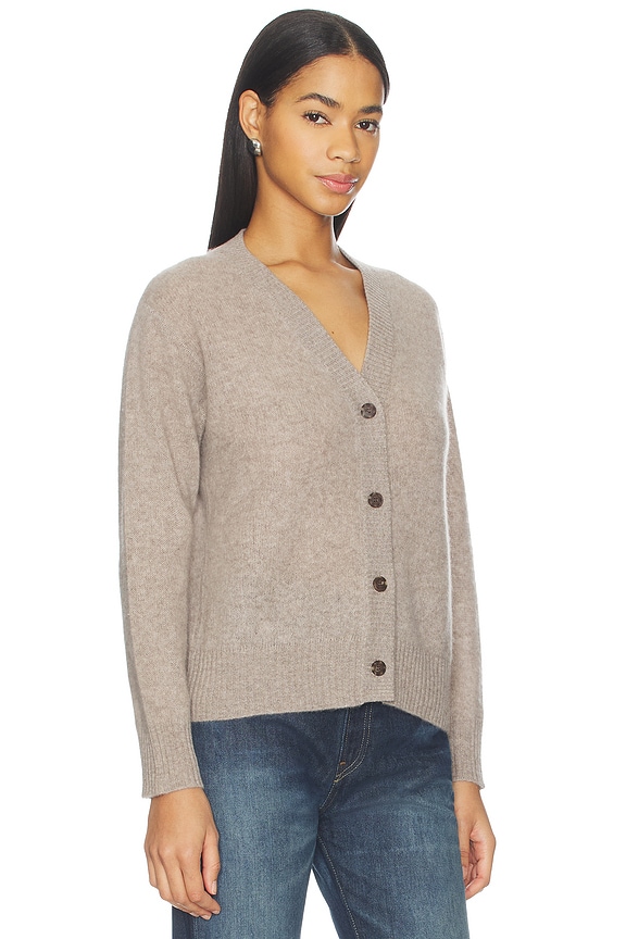 view 2 of 4 Cloud Cashmere Cardigan in Timber