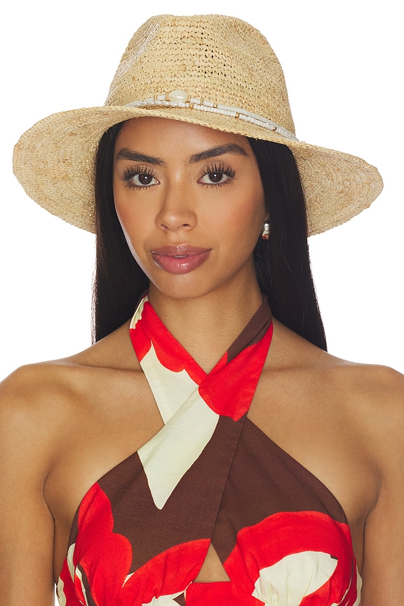 view 1 of 4 Arielle Fedora Hat in Natural