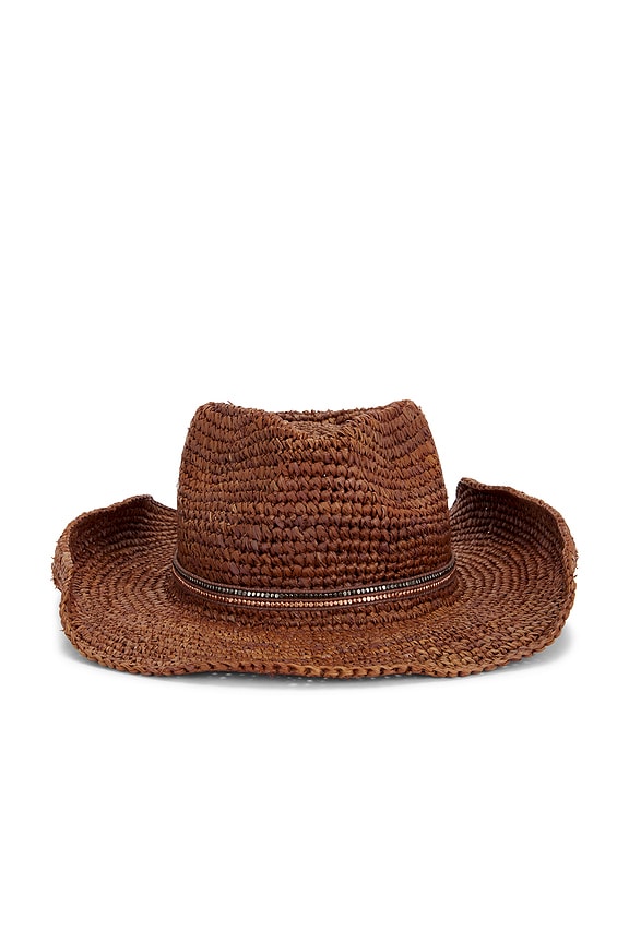 view 2 of 3 Ashley Cowboy Hat in Brown