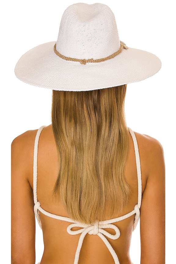view 2 of 3 Barbados Hat in White