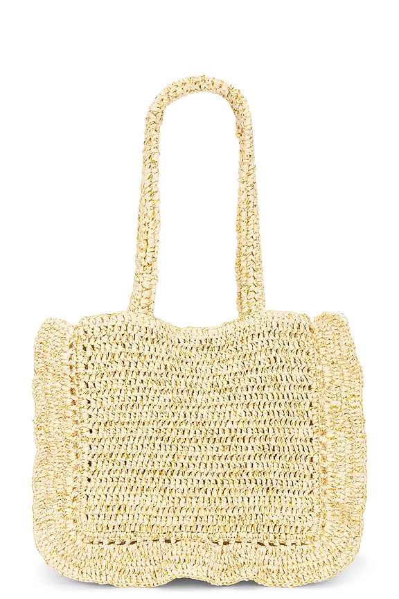 view 2 of 4 Kamila Tote Bag in Natural & Gold