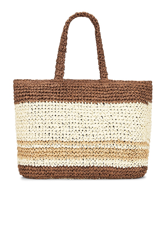 view 1 of 4 Amalfi Tote Bag in Natural & Browns