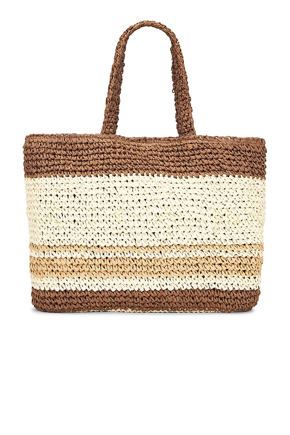 view 2 of 4 Amalfi Tote Bag in Natural & Browns