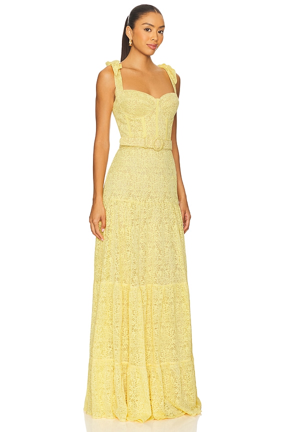 view 2 of 4 ROBE MAXI MIRANDA in Yellow