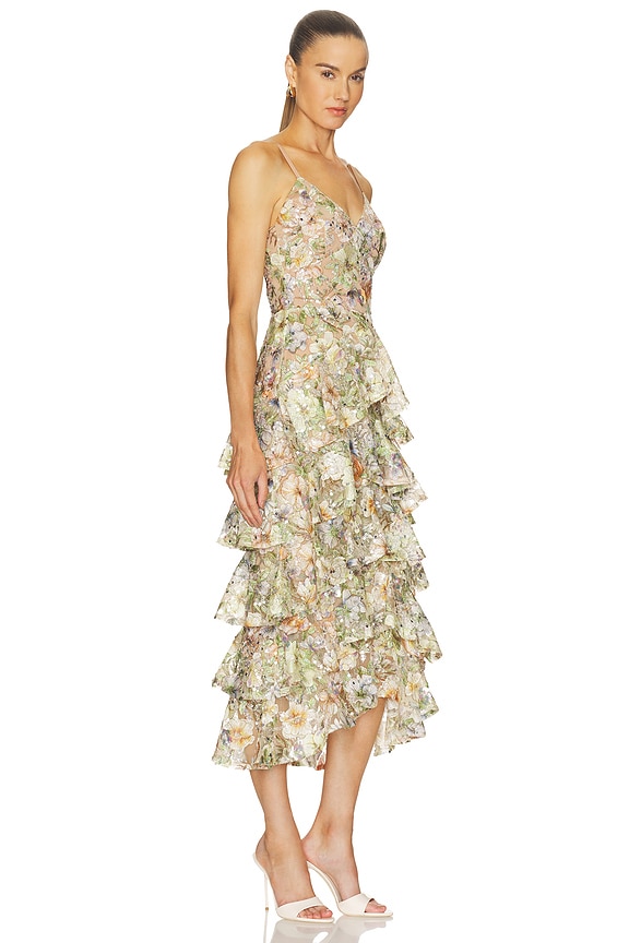 view 2 of 4 ROBE À FLEURS SAFFRON in Nude
