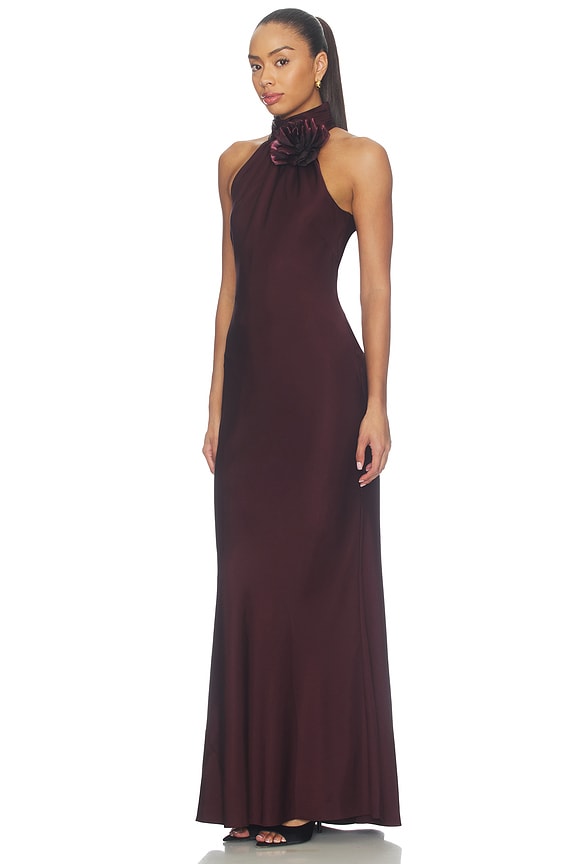Satin Maxi Dress