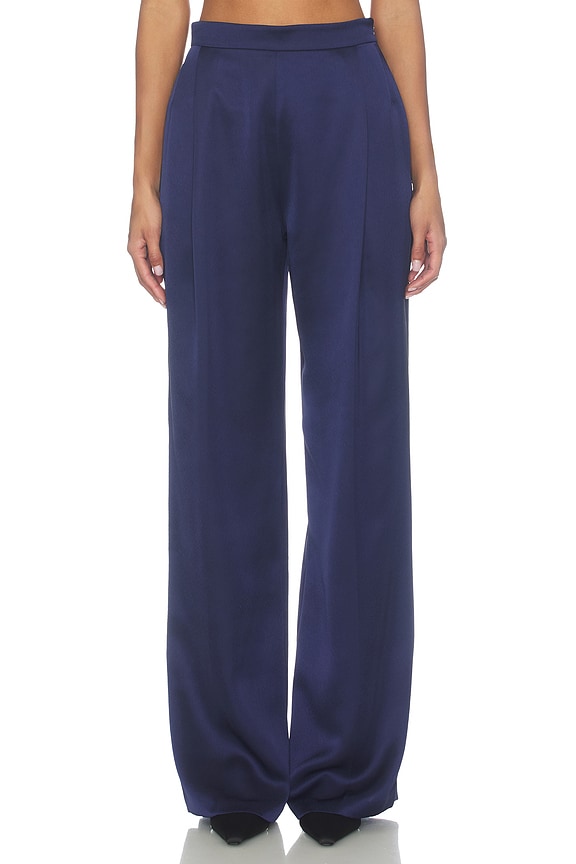 Satin Wide Leg Trousers