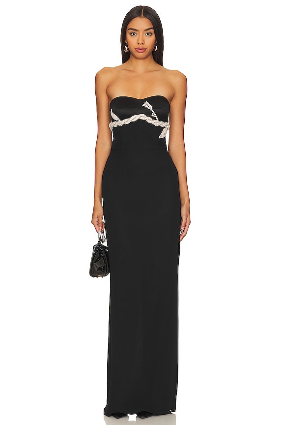 view 1 of 3 VESTIDO THE EDITH in Black