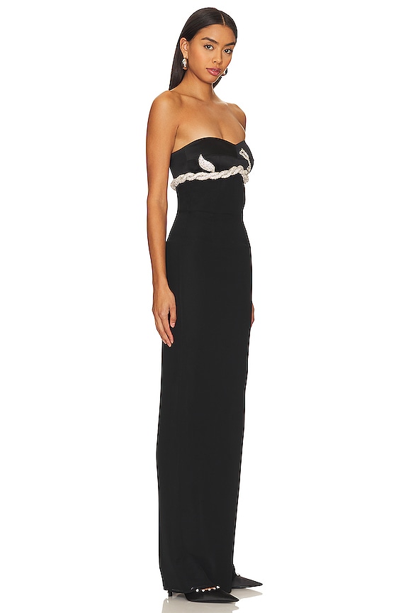 view 2 of 3 VESTIDO THE EDITH in Black