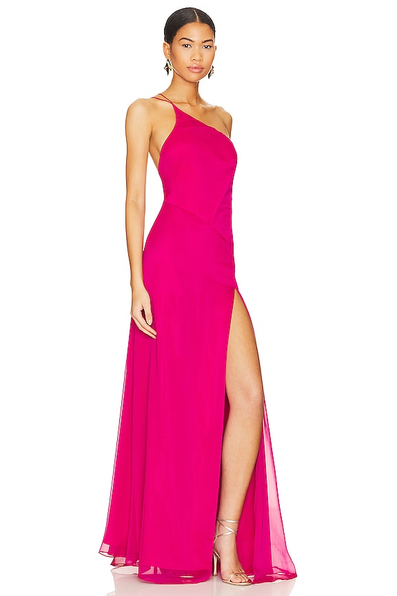 view 2 of 3 VESTIDO UNIKINI in Raspberry