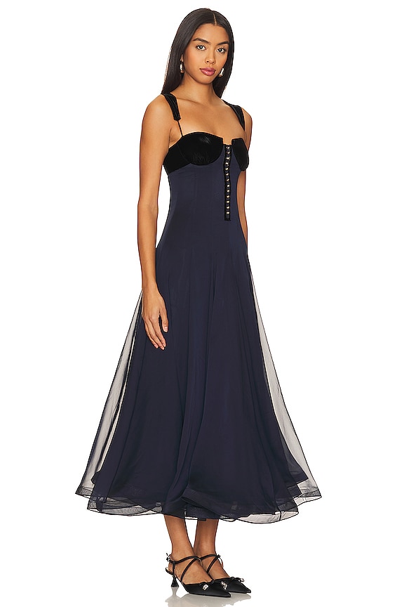 view 2 of 3 Urban Waltz Dress in Navy & Black