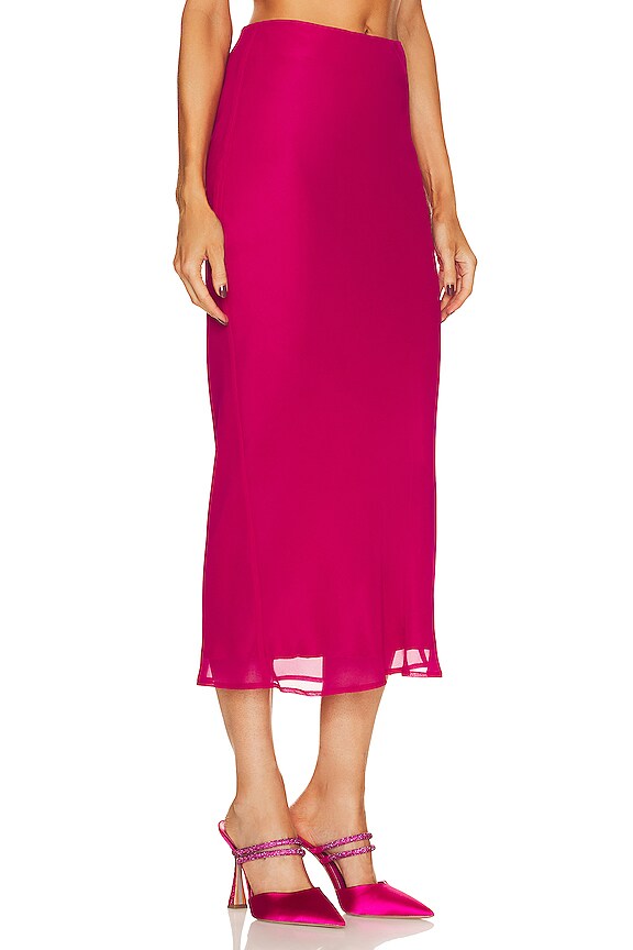 view 2 of 4 JULIET スカート in Raspberry