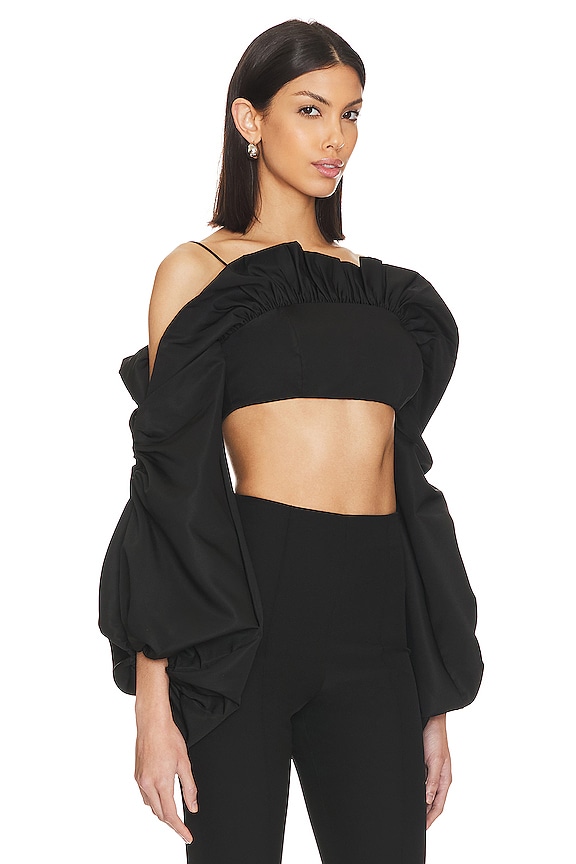 view 2 of 4 MIDNIGHT DRAMA トップ in Black