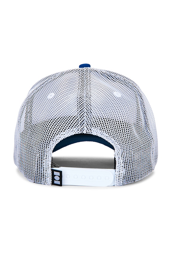 view 2 of 4 Summerland Brim Trucker Hat in White & Blue