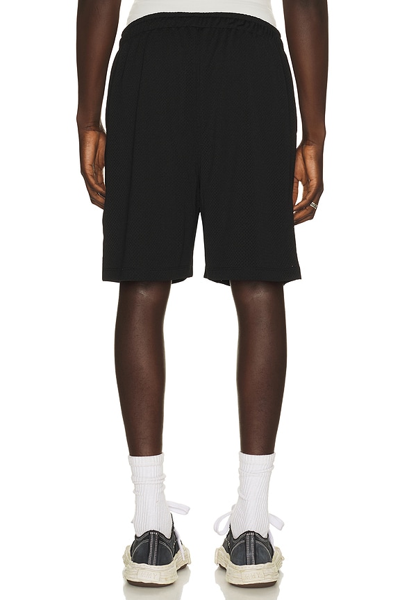 view 2 of 4 Varsity Baggy P.e Short in Black Mesh