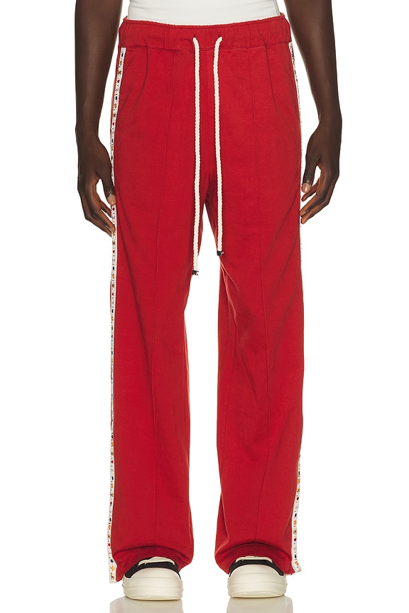 view 1 of 6 Novelty Track Pant in Ruby