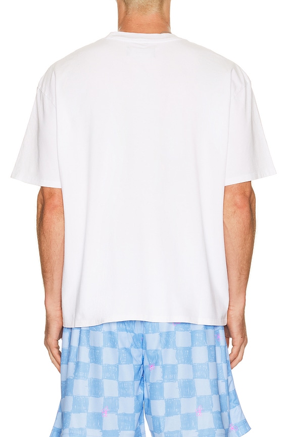 view 2 of 4 Youth Basketball Boxy Tee in White