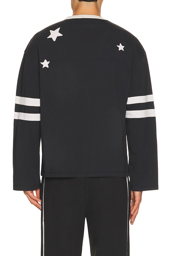 view 2 of 5 All Star Varsity Long Sleeve in Worn Black