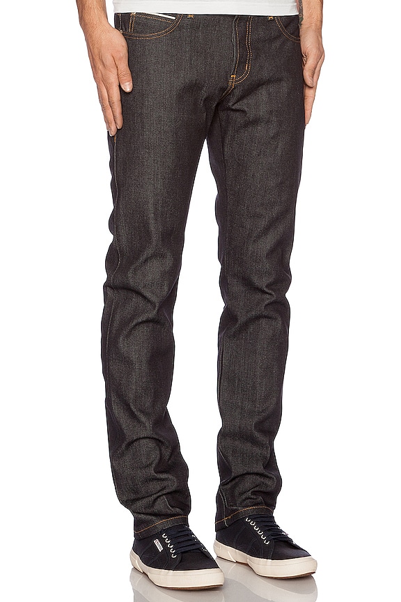view 2 of 4 Super Skinny Guy in Left Hand Twill Selvedge 13.75 oz in Indigo