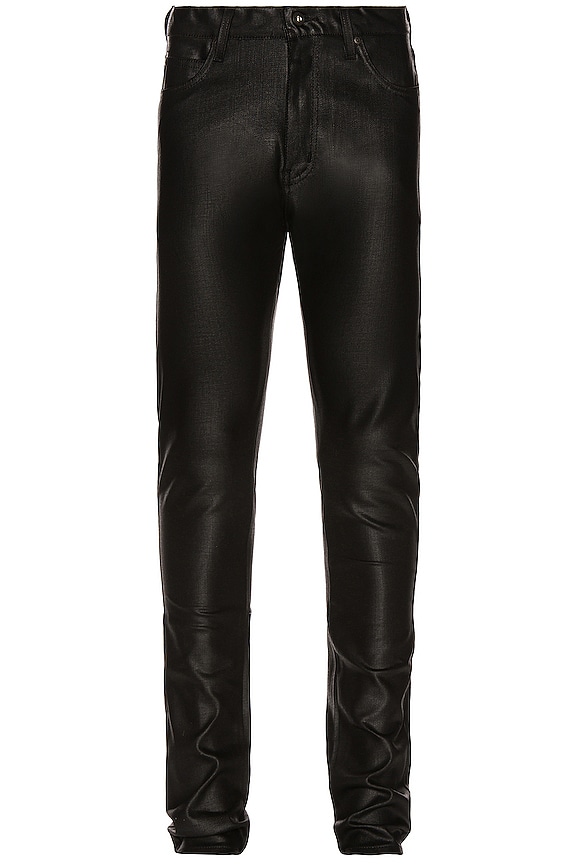 view 2 of 4 Stacked Guy 12oz Black Waxed Stretch in Black