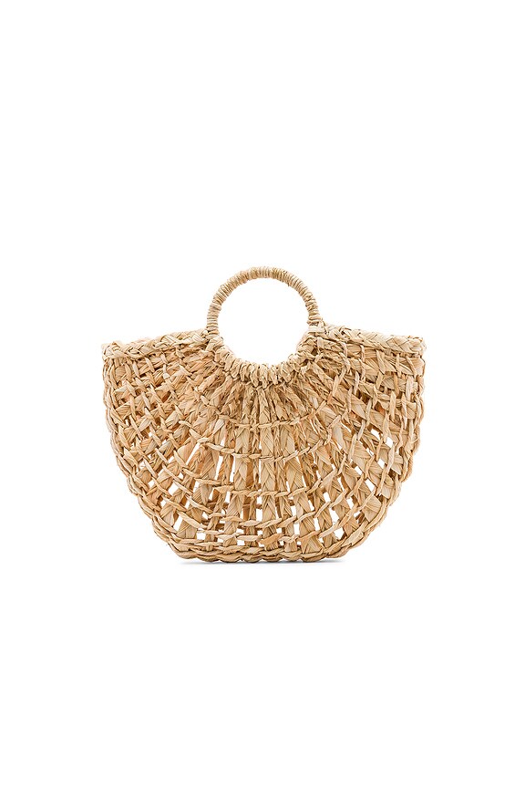 view 2 of 4 Maria Leque Penachos Tote in Off White & Beige