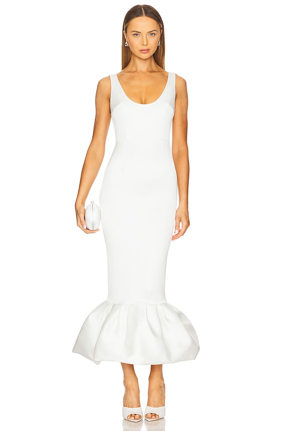 view 1 of 3 Pualo Dress in Bianco Latte