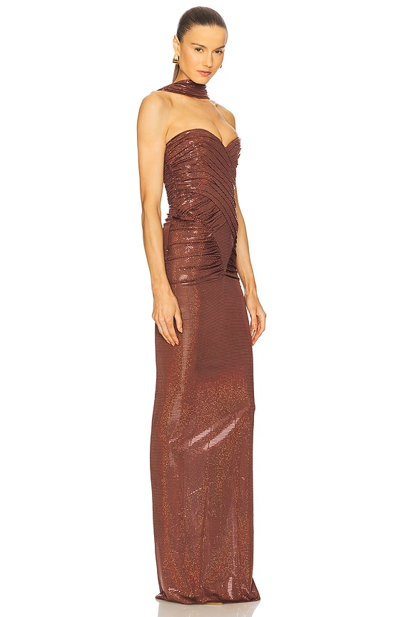 view 2 of 4 Samsara Dress in Bitter Negroni