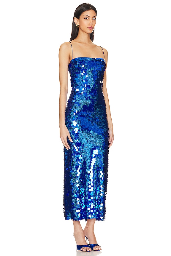 view 2 of 4 VESTIDO MIDI PHOENIX in Hologram Sequin