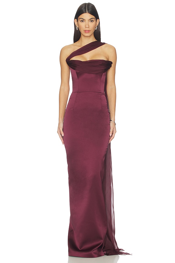 view 1 of 3 Julietta Dress in Blood Moon