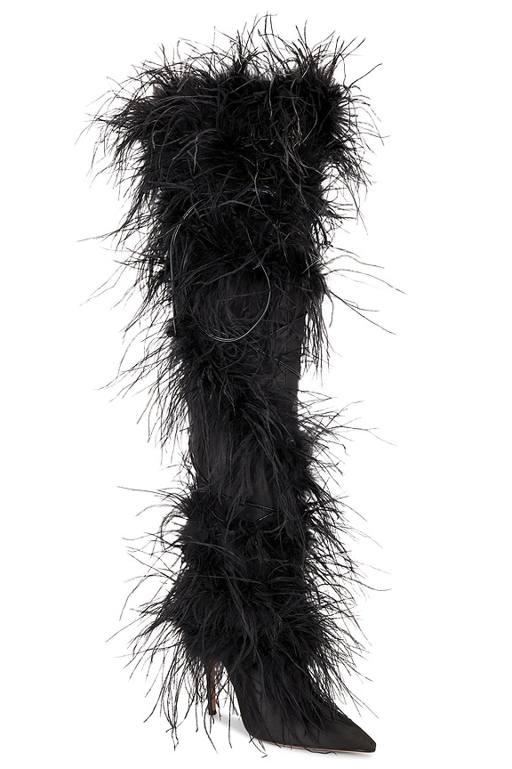 view 2 of 5 BOTTES AU DESSUS DU GENOU 110 in Black