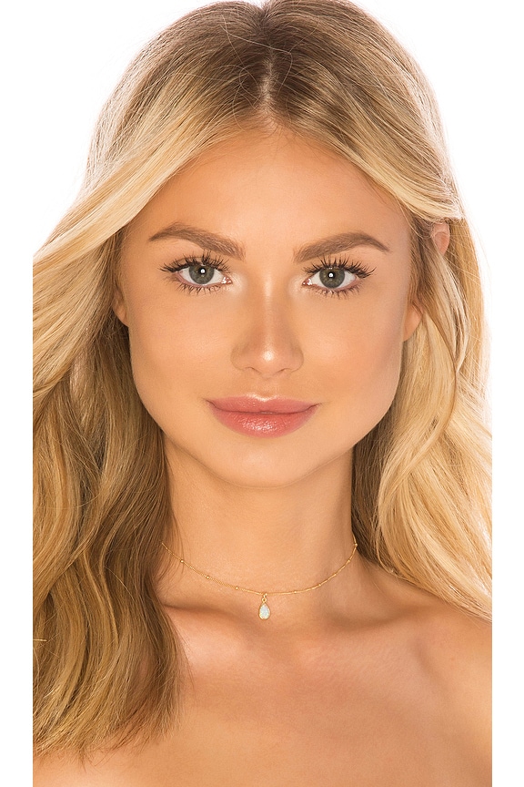 view 2 of 2 Odessa Drop Choker in Gold