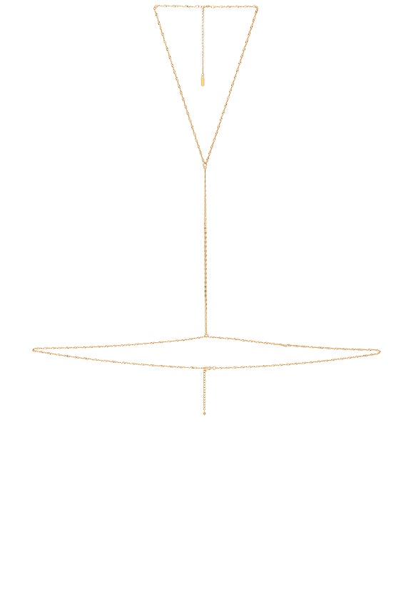 view 2 of 2 Everybody Body Chain in Gold