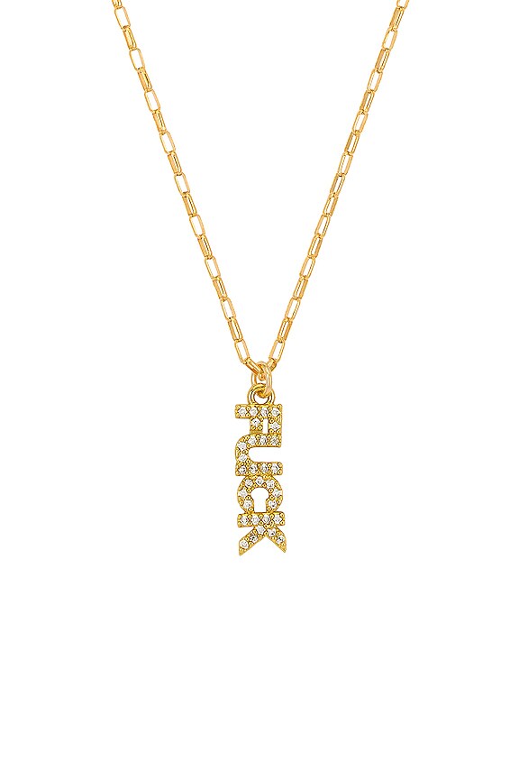 view 2 of 3 COLLIER FUCK IT in Gold