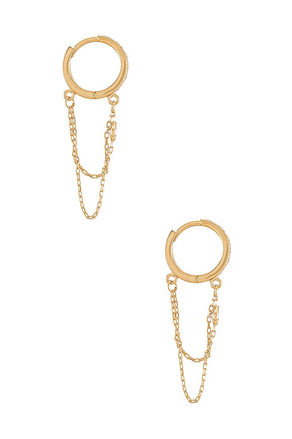 view 2 of 2 REESE フープイヤリング in Gold