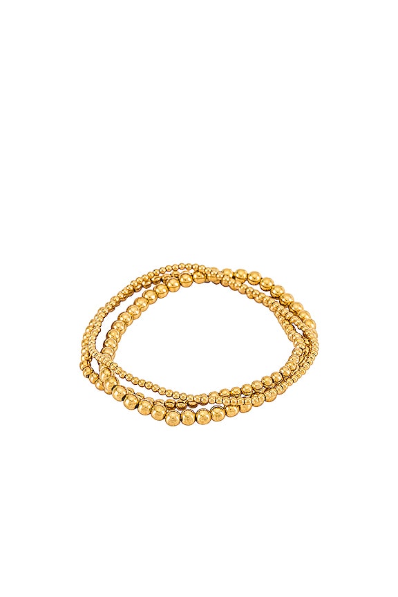 view 2 of 2 Bella Trois Bracelet Set in Gold