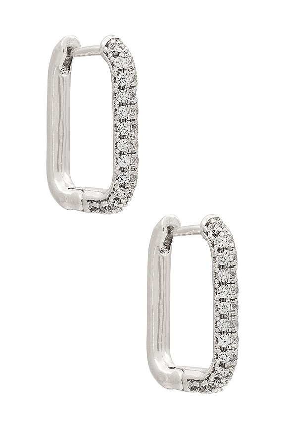 view 1 of 3 Uma CZ Huggy in Silver