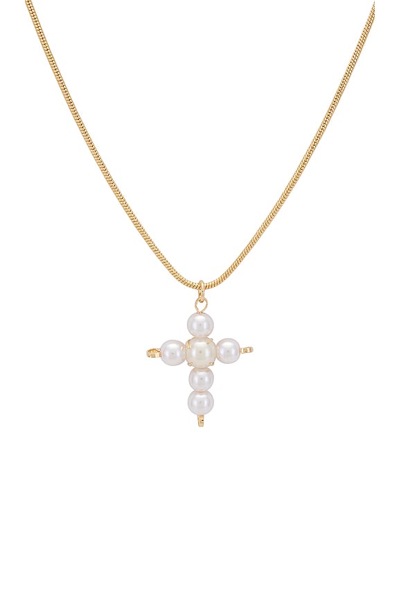 view 2 of 2 COLLIER KAIA CROSS in Gold