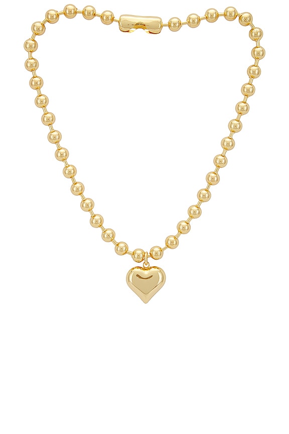 Natalie B Jewelry Big Love Necklace in Gold REVOLVE