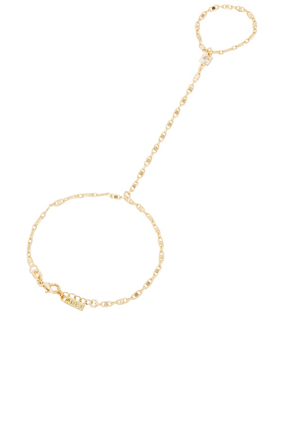 view 2 of 2 Kinna Hand Chain in Gold