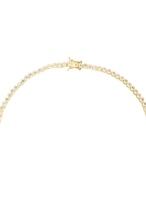 view 2 of 2 Serena Tennis Necklace in Gold