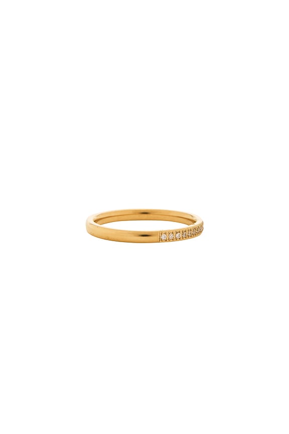view 2 of 3 Kain Cz Stacking Ring in Gold