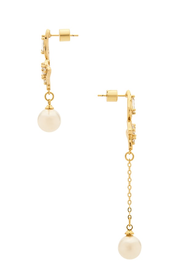 view 2 of 2 She's A Flutter Earring in Gold