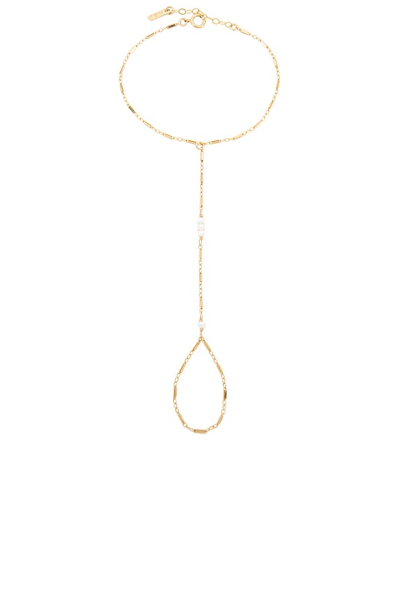 view 2 of 3 Yaya Hand Chain in Gold