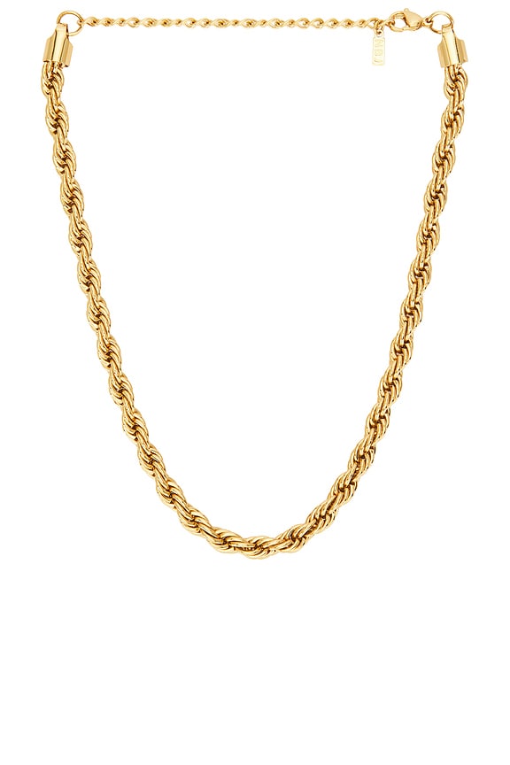view 1 of 3 Donatella Rope Chain Necklace in Gold