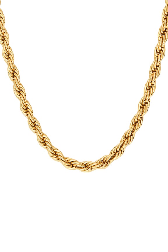 view 2 of 3 Donatella Rope Chain Necklace in Gold