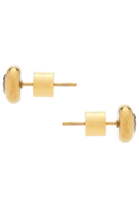 view 2 of 2 PENDIENTES DE TACHUELA DYLAN in Gold